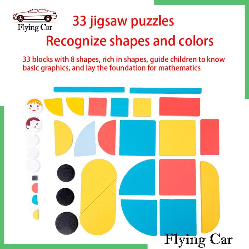 [Lzdjfmy2] Bộ Xếp Hình Montessori Cho Bé Từ 3 Tuổi