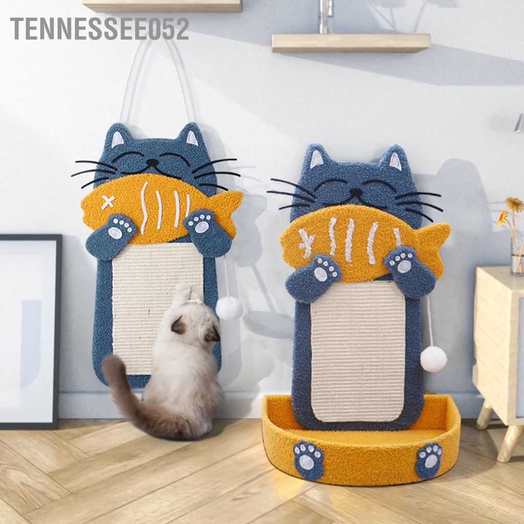 Tennessee052 Cat Scratcher Sisal Mài Móng Vuốt Mèo Dễ Thương Scratch Pad Đồ Chơi cho Dùng Cho Con