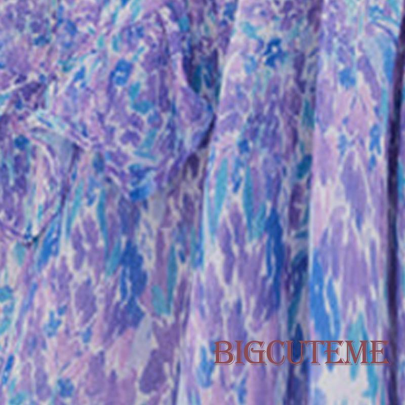 Đầm Chữ A Sát Nách Hở Lưng Phối Bèo In Họa Tiết Hoa Thời Trang Mùa Hè Cho Nữ