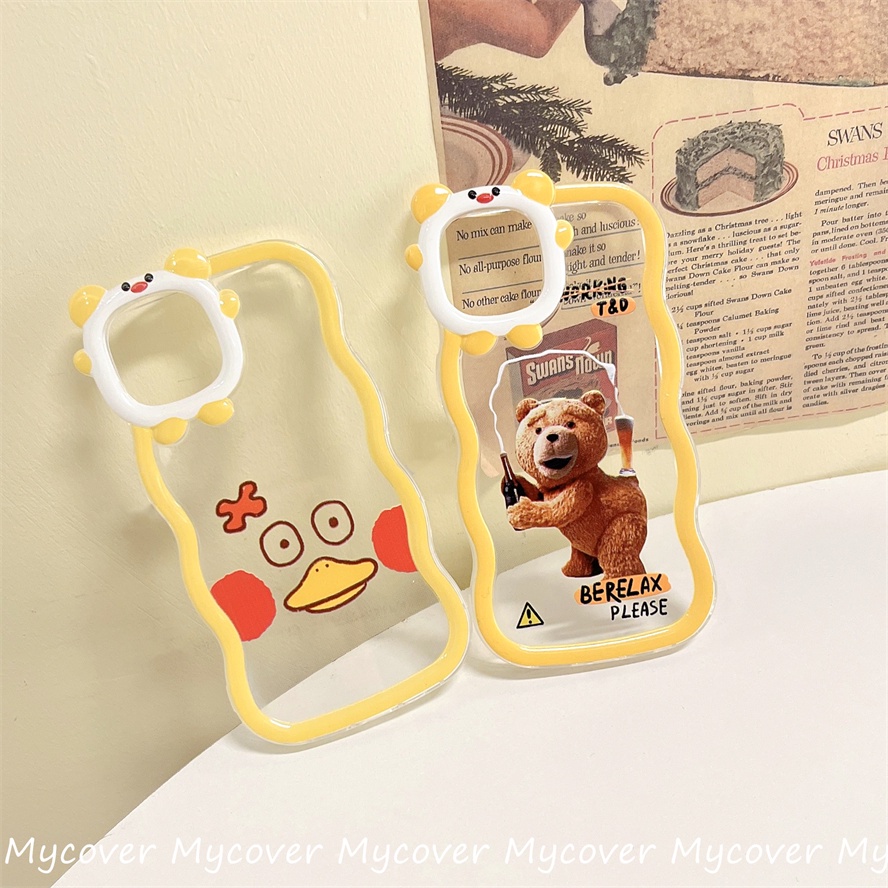 Ốp Điện Thoại Silicon Chống Sốc Họa Tiết Quái Vật Vui Nhộn Cho iPhone 11 12 13 14 Pro Max X Xr Xs 8 7 6 Plus SE 2020