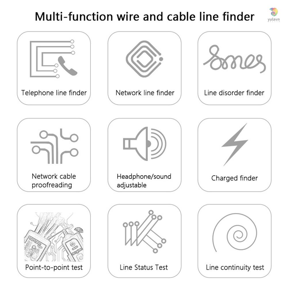 Thiết Bị Kiểm Tra Đường Dây Mạng LAN RJ11 MS6812 Chống Nhiễu Chuyên Nghiệp
