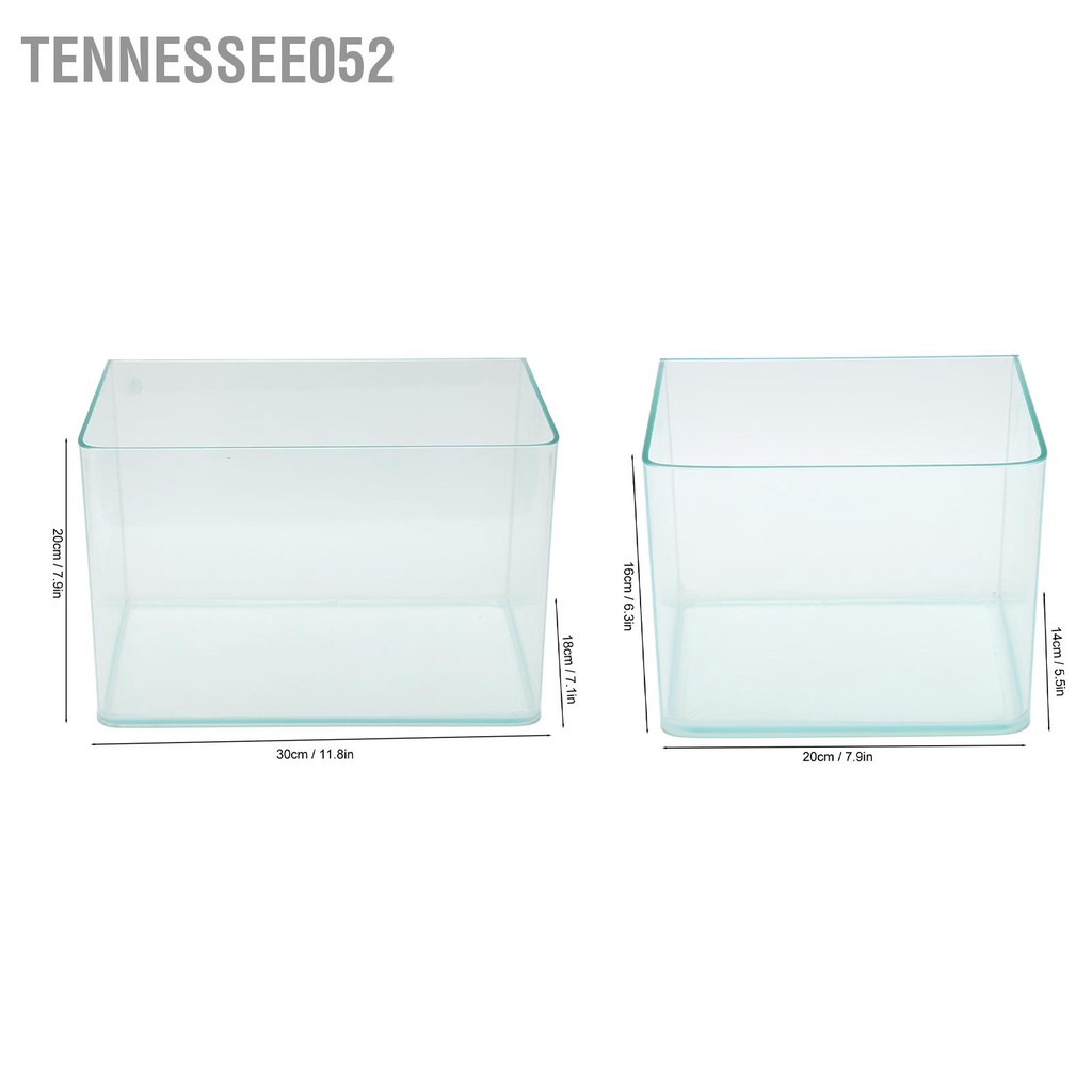 Tennessee052 Bể Cá Cao Cạnh Đánh Bóng Nhiệt Uốn Nhựa Công Nghệ Trong Suốt Cho Gia Đình Phòng Khách Ban Máy Tính Để Bàn