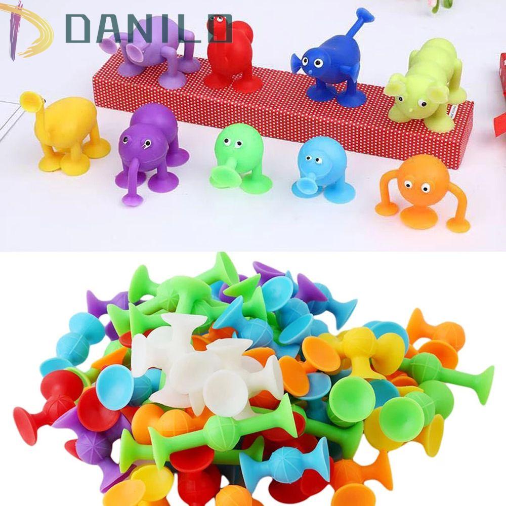 Đồ Chơi Lắp Ráp Phi Tiêu Hút Chân Không Bằng Silicone Vui Nhộn