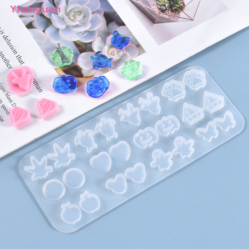 Khuôn Silicon Làm Bông Tai Đồ Trang Sức Mini DIY Mới