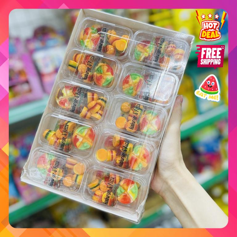 Kẹo Dẻo Hộp Hamburger & Pizza Hot Trend ⚡HÀNG NHẬP KHẨU⚡