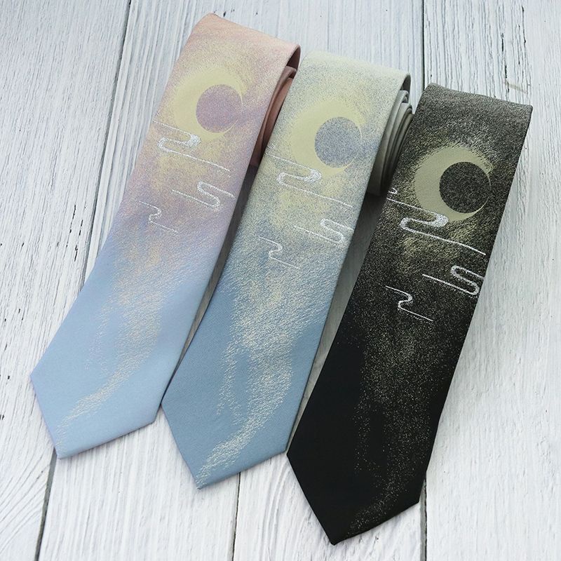 Cà Vạt Đồng Phục Học Sinh Nhật Bản Hình Dâu Tây Galaxy JK Chính Hãng Phụ Kiện _ Mustard _ Mustard _