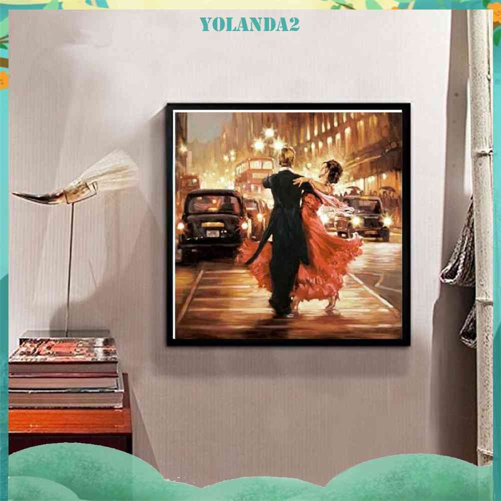 Tranh Đính Đá Kim Cương Toàn Bộ 5D DIY Hình Vẽ Đôi Tình Nhân