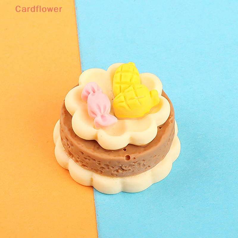 5 Phụ Kiện Trang Trí Ốp Điện Thoại Hình Bánh Kem Dâu Ba Chiều Màu Sắc Ngẫu Nhiên