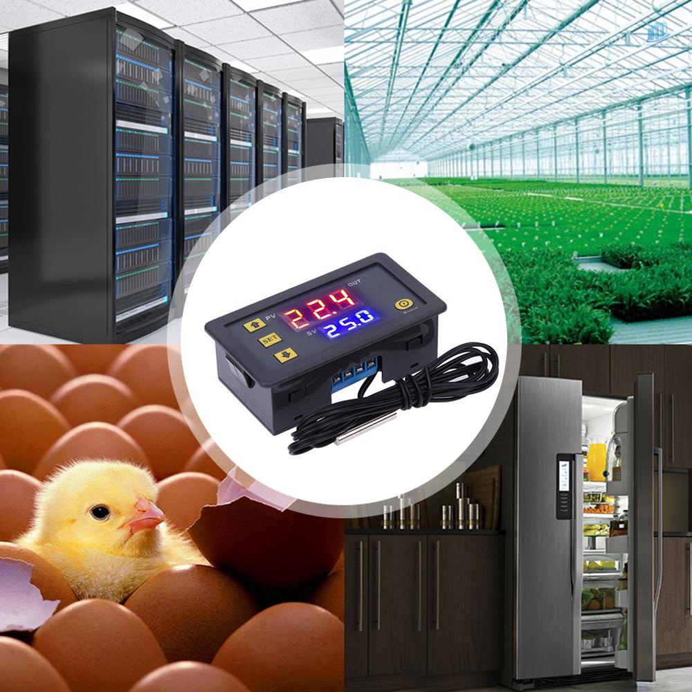 Bộ Điều Khiển Nhiệt Độ Kỹ Thuật Số Mini W3230 AC110V-220V 20A