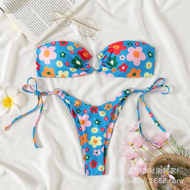Bộ Đồ Bơi bikini Phong Cách Âu Mỹ Mùa Hè Mới 2023