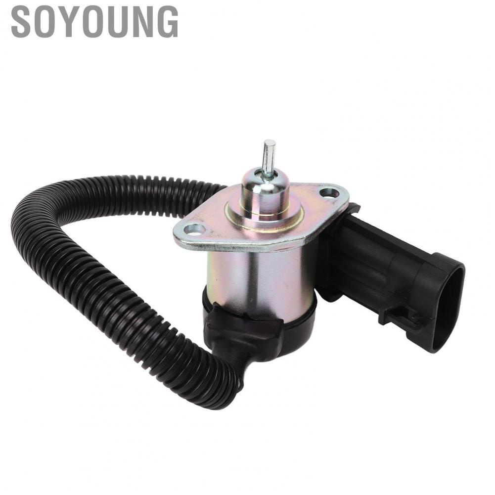 Soyoung Fuel Shut Off Solenoid  Anti Aging Heavy Duty High Sensitivity 1G577 60010 for Skid Steer