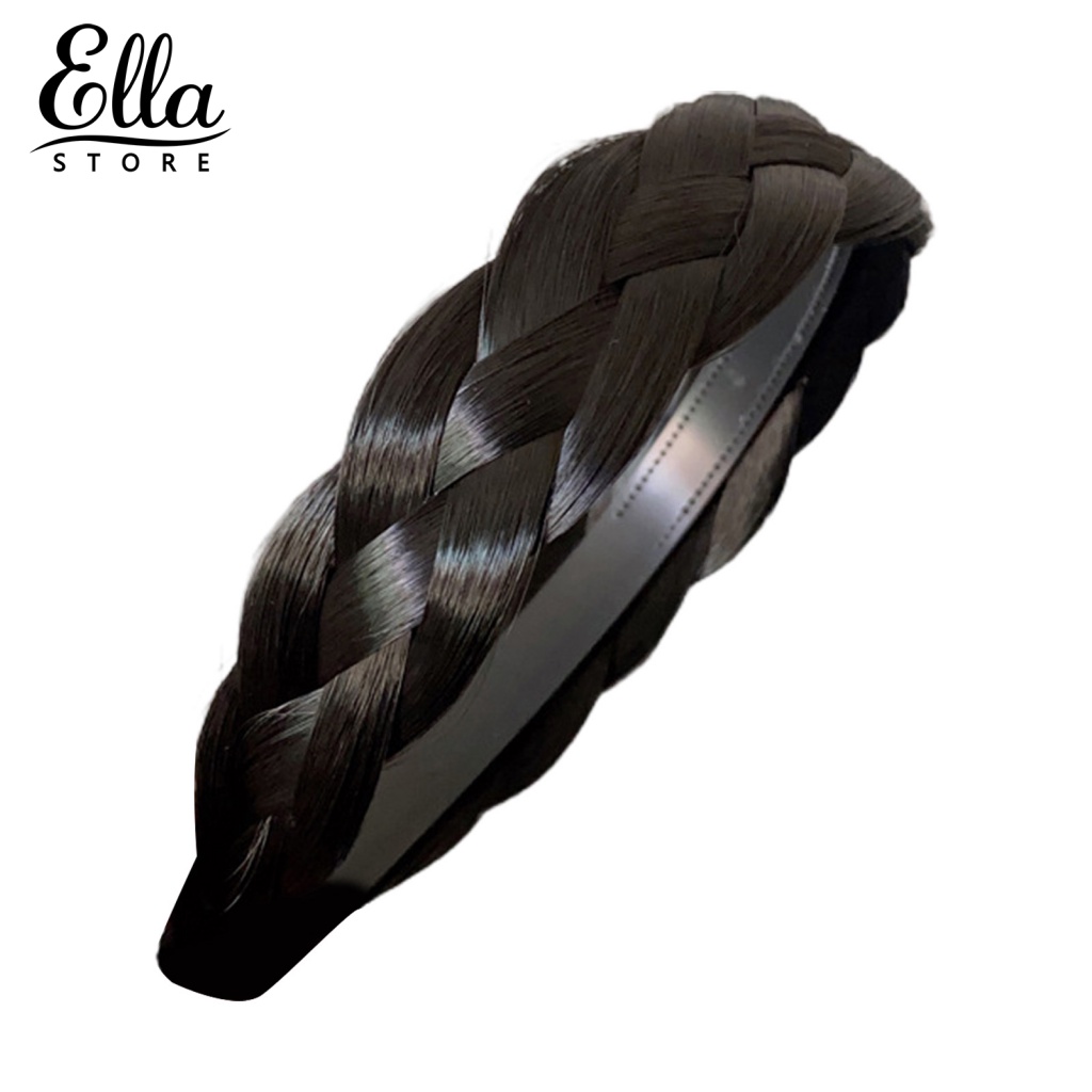 Băng Đô Cài Tóc Giả Thắt Bím Xương Cá Gọn Nhẹ Tự Nhiên 123