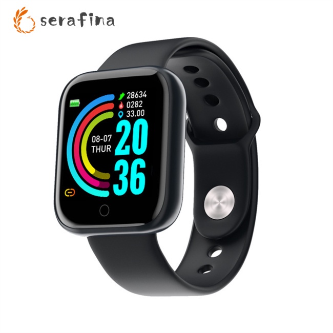 Đồng Hồ Thông Minh D20 Pro Kết Nối Bluetooth Y68 Theo Dõi Sức Khỏe Kèm Phụ Kiện