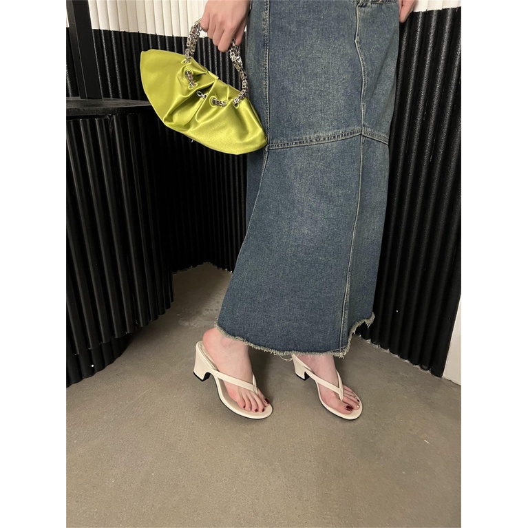 Dép Xỏ Ngón Cao Gót Mùa Hè Phong Cách Mới 2023 Cho Nữ