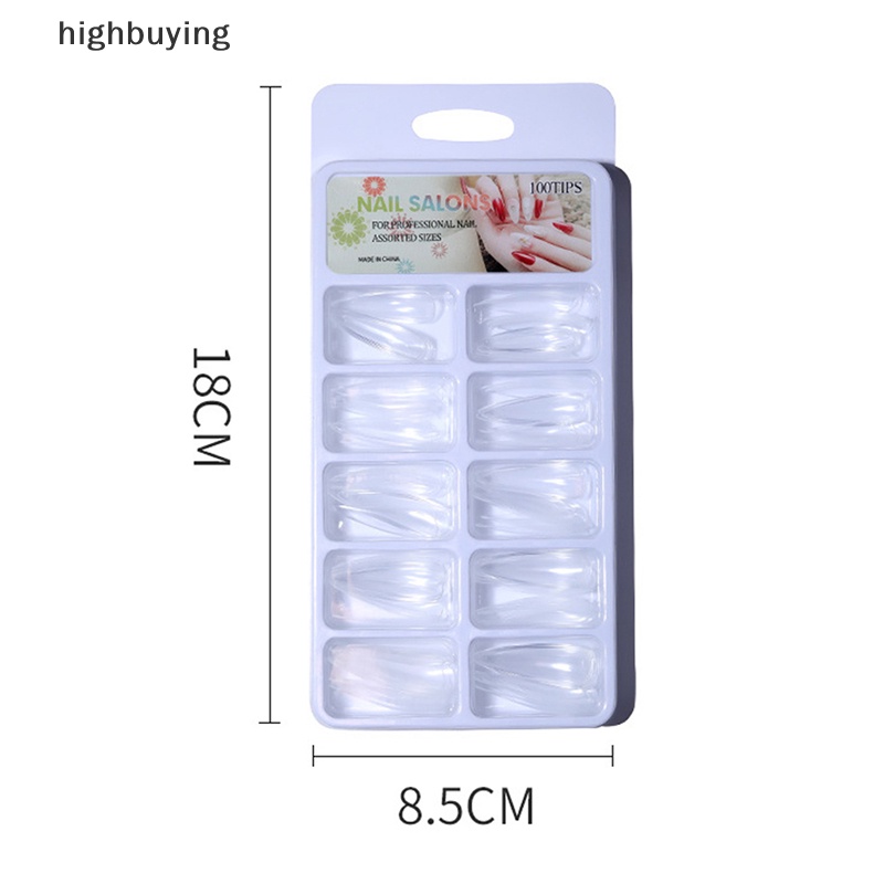 1 Hộp Móng Tay Giả Trong Suốt Dùng Để Múa Ba Lê