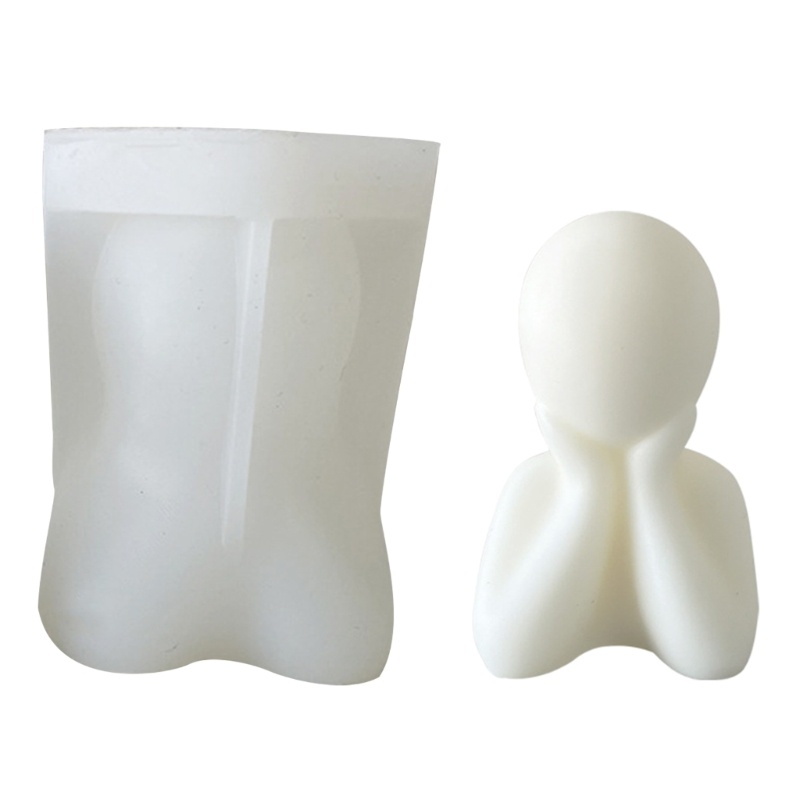 Mojito Dụng Cụ Tự Làm Nến Hình Người Bằng Silicone Chống Dính