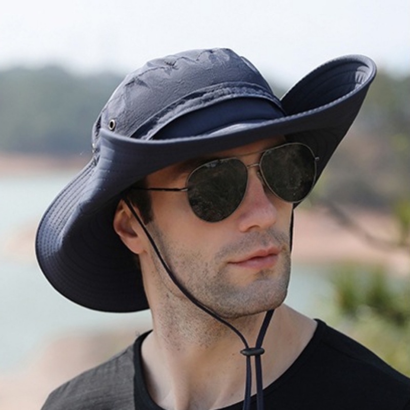 Nón Tai Bèo Vành Rộng Phối Lưới Chống Tia UV Chống Thấm Nước Thoáng Khí Tùy Chỉnh Thời Trang Mùa Hè Cho