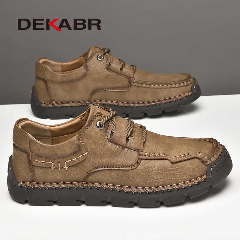 Giày Lười Da Pu Handmade Thời Trang Cho Nam