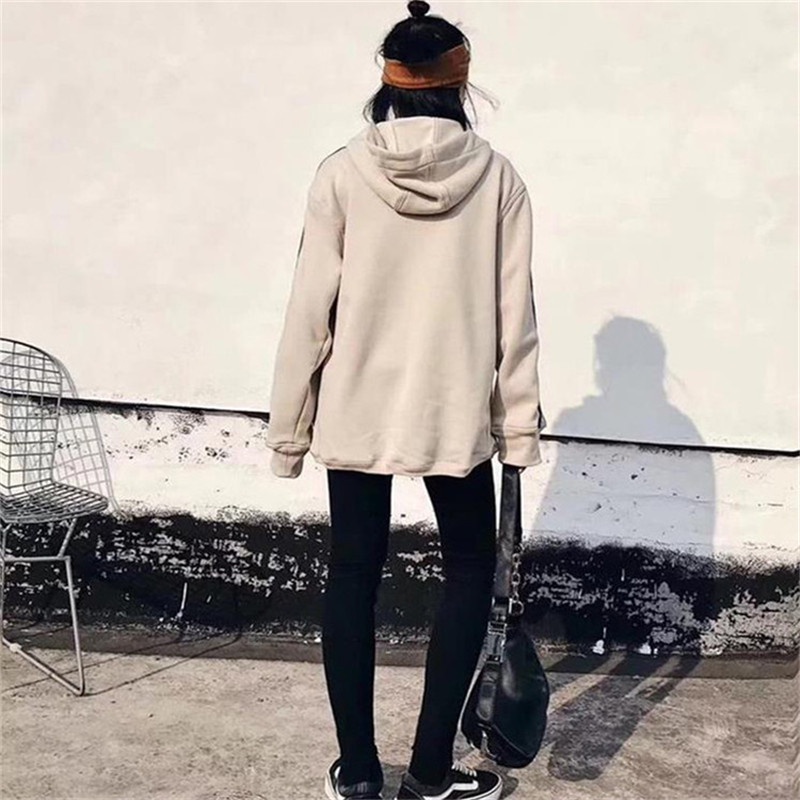 Adidas Áo Hoodie Phối Khóa Kéo Phong Cách vintage bk7193 100% clover