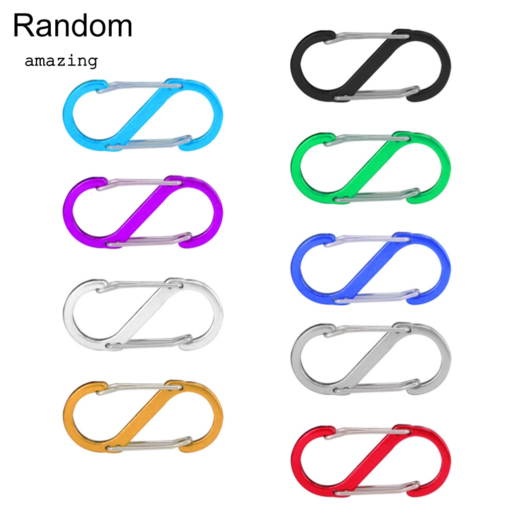 Set 5 Móc Khóa Chữ S Đa Năng Dùng Cho Các Hoạt Động Ngoài Trời