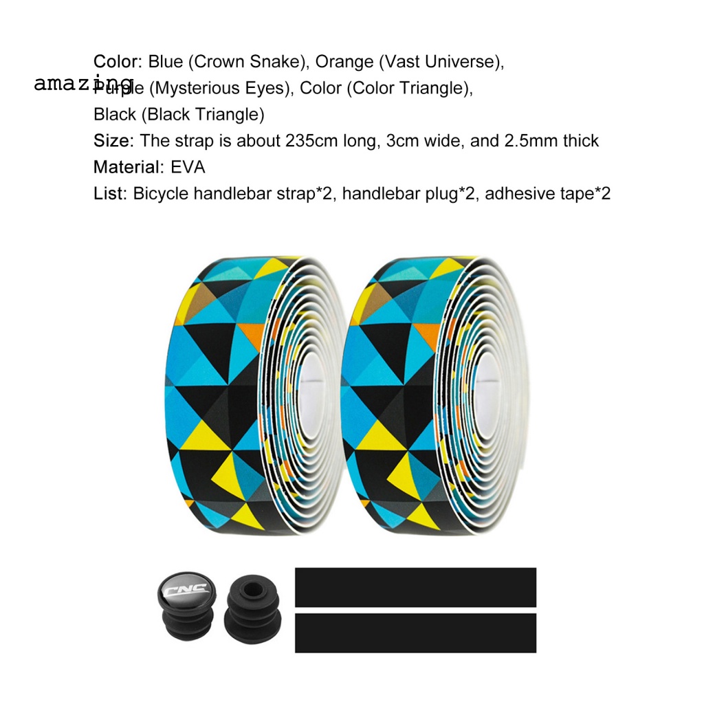 1 Bộ Băng Quấn Tay Lái Xe Đạp Có Thể Tái Sử Dụng