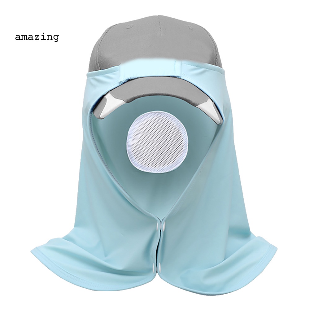 Khăn Che Mặt Và Cổ Chống Tia UV Thoáng Khí Thời Trang Mùa Hè Dành Cho Nam Nữ