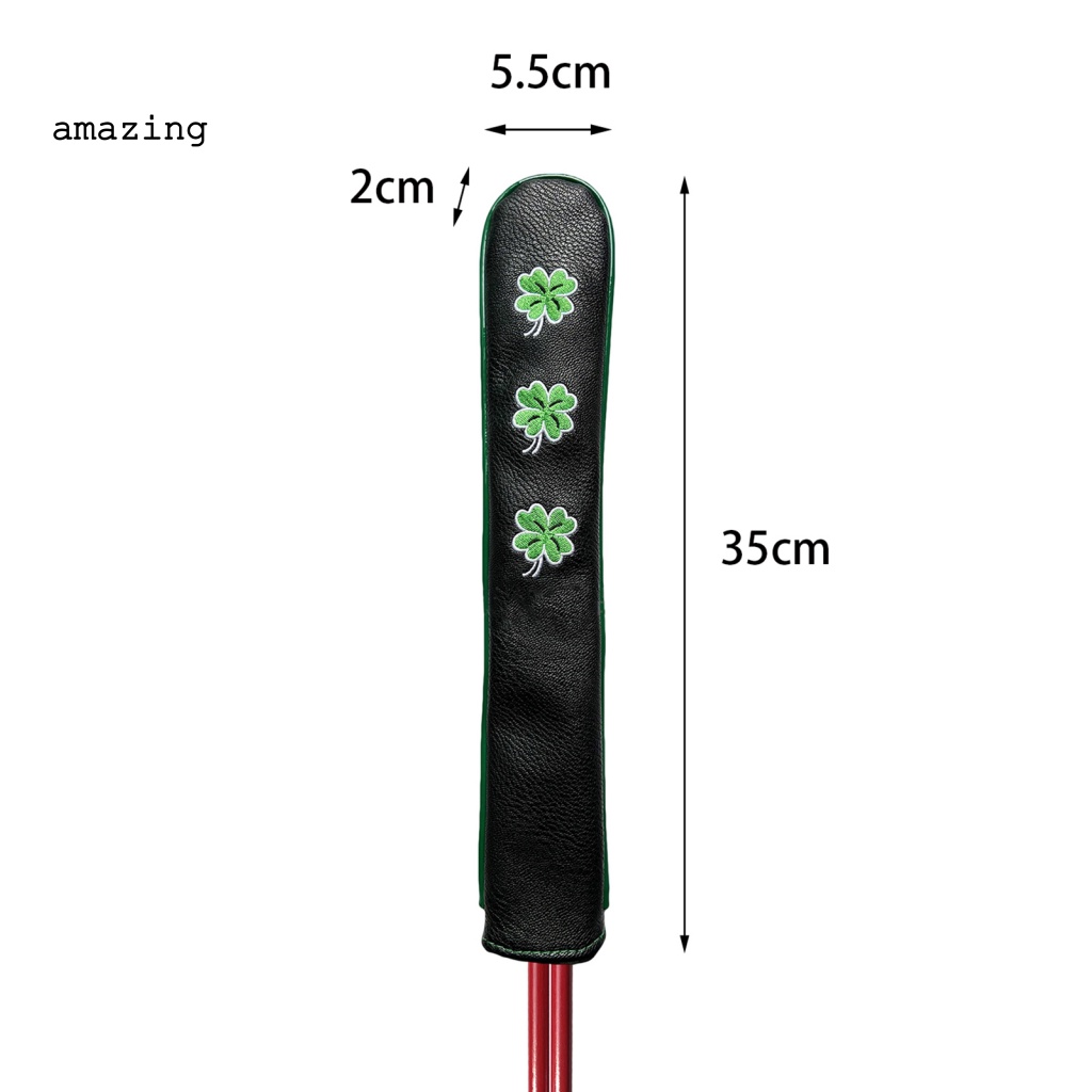 Vỏ Bọc Gậy Đánh Golf Bằng Da Giả Thêu Họa Tiết Độc Đáo Chống Mài Mòn Tiện Dụng