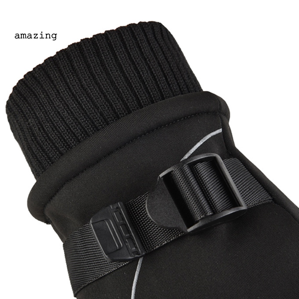 Găng Tay Thể Thao Bằng Nhung Chống Nước Chống Trượt Giữ Ấm Cho Nam Nữ