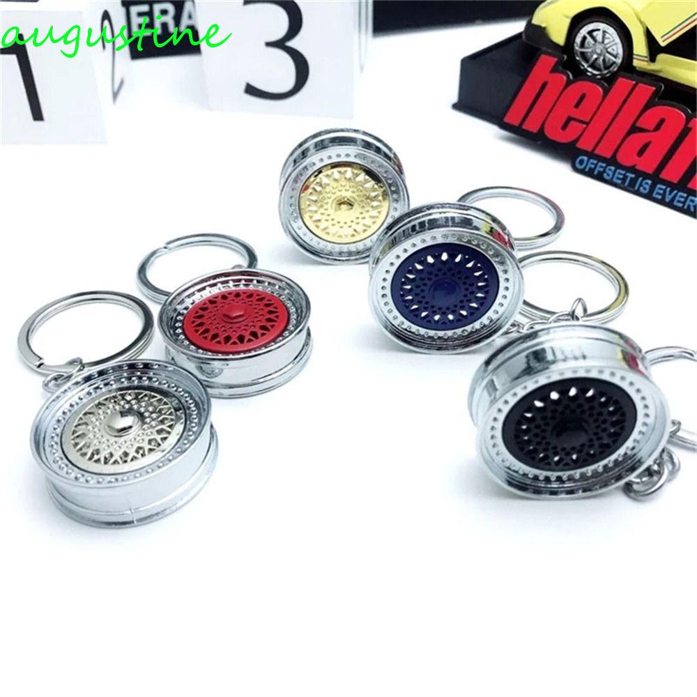 Móc Khóa Vành Bánh Xe Hơi AUGUSTINE Mini Bằng Kim Loại Sáng Tạo