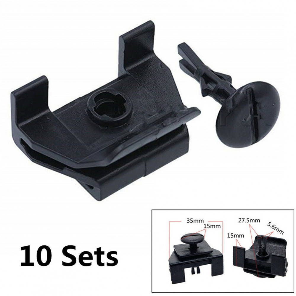 FENDER Set 10 Đinh Tán Phụ Tùng Cao Cấp Cho Xe Ô Tô Toyota-Camry-Corolla-Lexus /