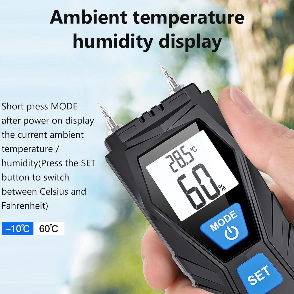 Máy Đo Độ Ẩm Gỗ MESTEK WM700 Mini Màn Hình LCD 2 Pin 1% ~ 75%