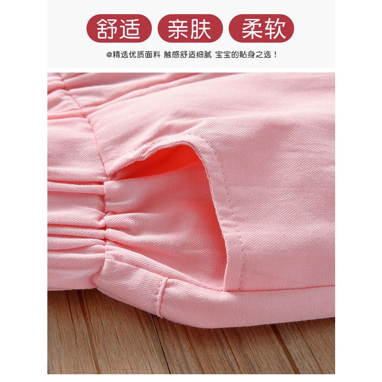 Quần Short Mỏng Thời Trang Mùa Hè Hàn Quốc 2023 Cho Bé Gái