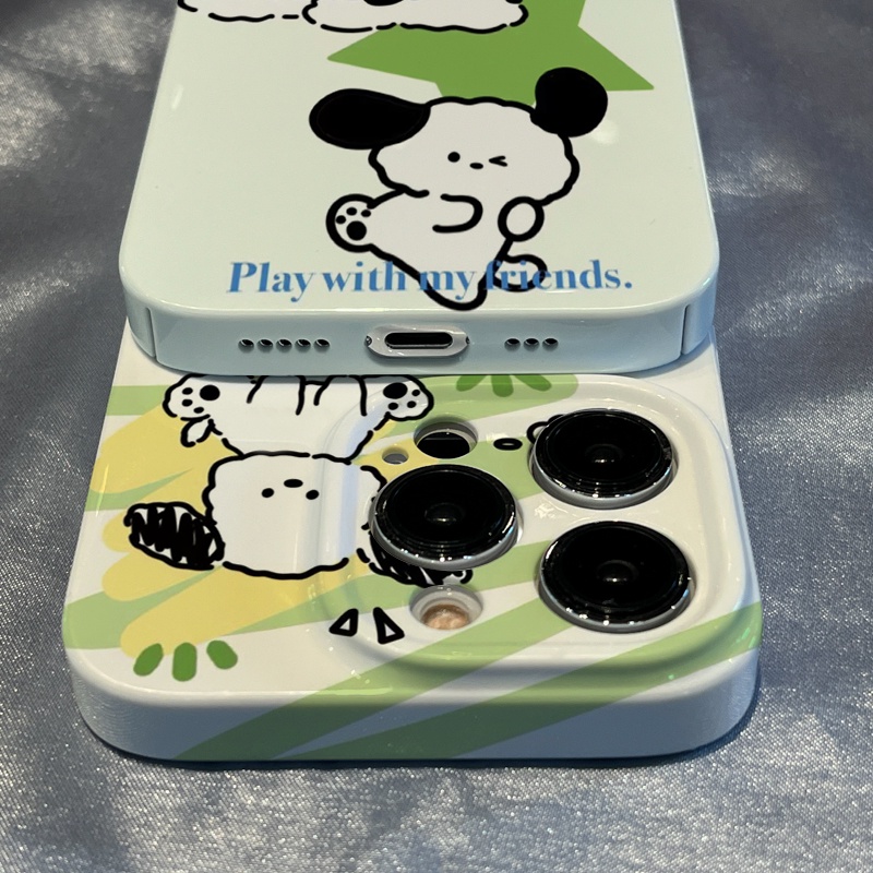 Ốp Điện Thoại Cứng Họa Tiết Hoạt Hình Chú Chó Dễ Thương Cho iPhone14 / pro7p Apple 11 813xs 12