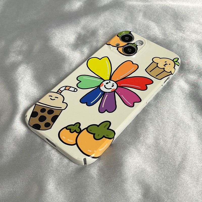 Ốp Điện Thoại Cứng Họa Tiết Hoa Hướng Dương Nhiều Màu Cho Iphone 11 78 12 14promax xs 13 Xr 8IOO