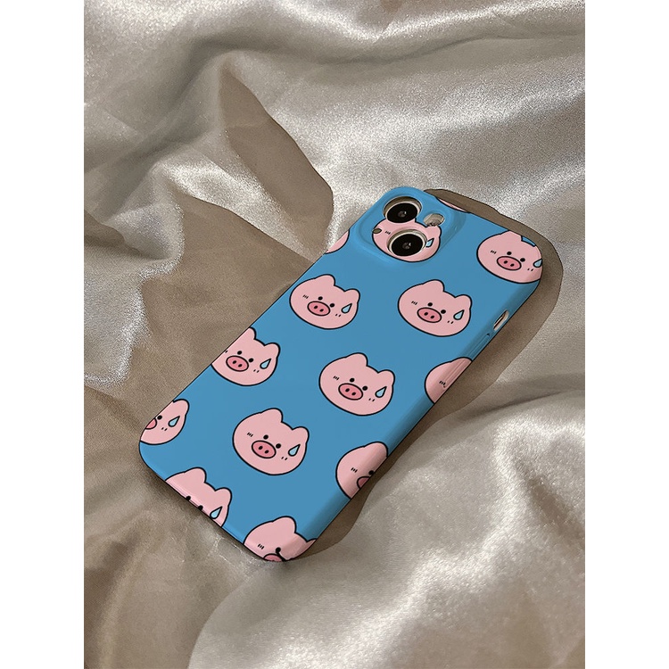 Ốp Điện Thoại Cứng Hình Heo Cho iphone14promax12p 13 Zhao Lusi 6T4C 11