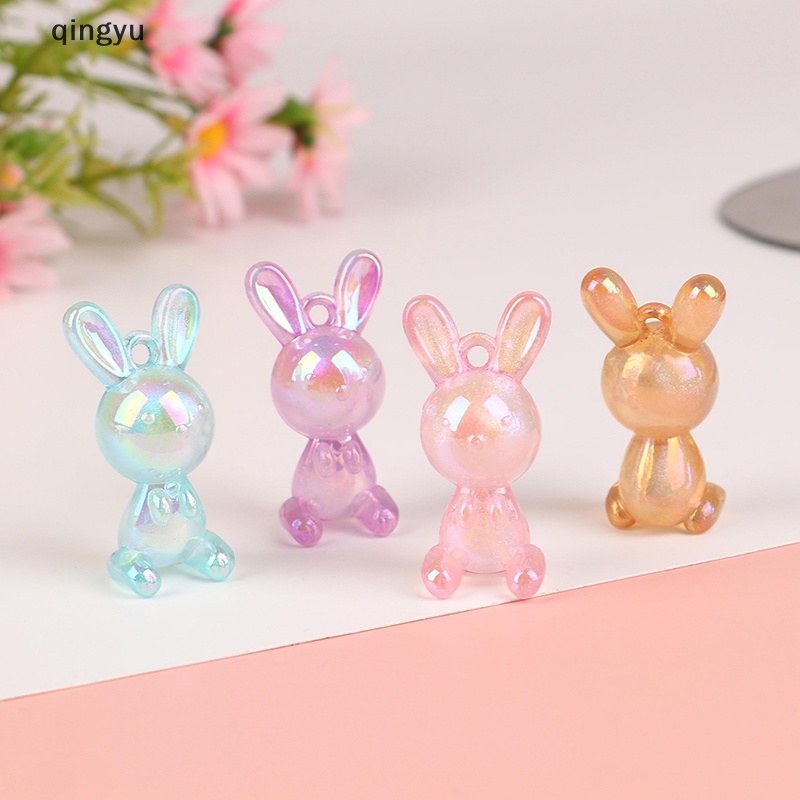 1 Mặt Vòng cổ Hình Thỏ Nhiều Màu Sắc DIY