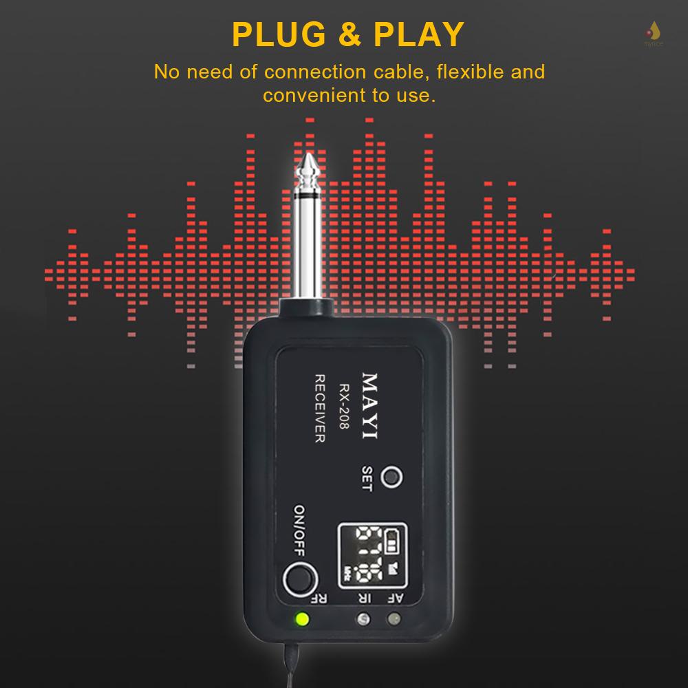 Bộ Thiết Bị Nhận Tín Hiệu Micro Không Dây UHF Chuyên Dụng Cho Kèn Trumpet Trumbone