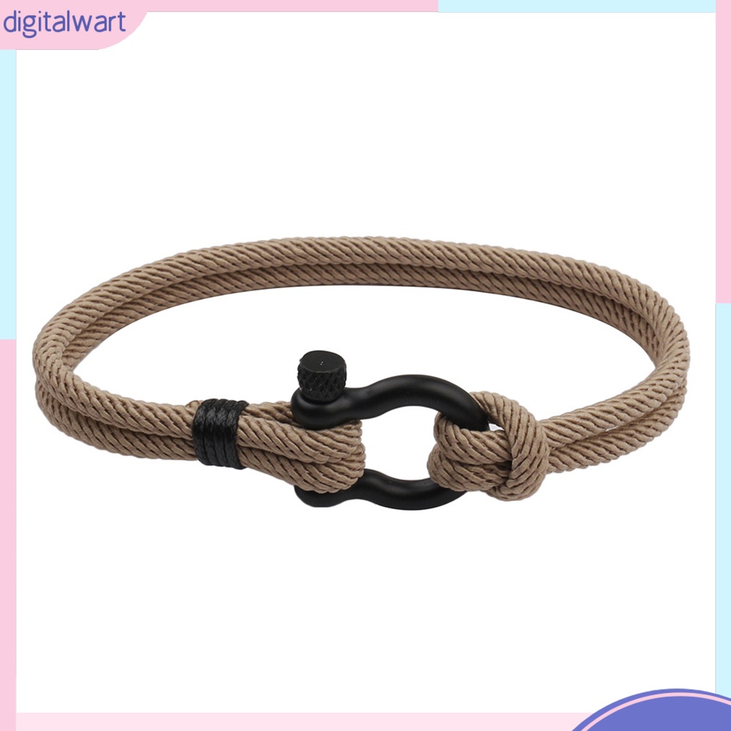 Vòng Tay Dây Bện Bằng Thép Titan Họa Tiết Hình Học Cá Tính Cho Cặp Đôi