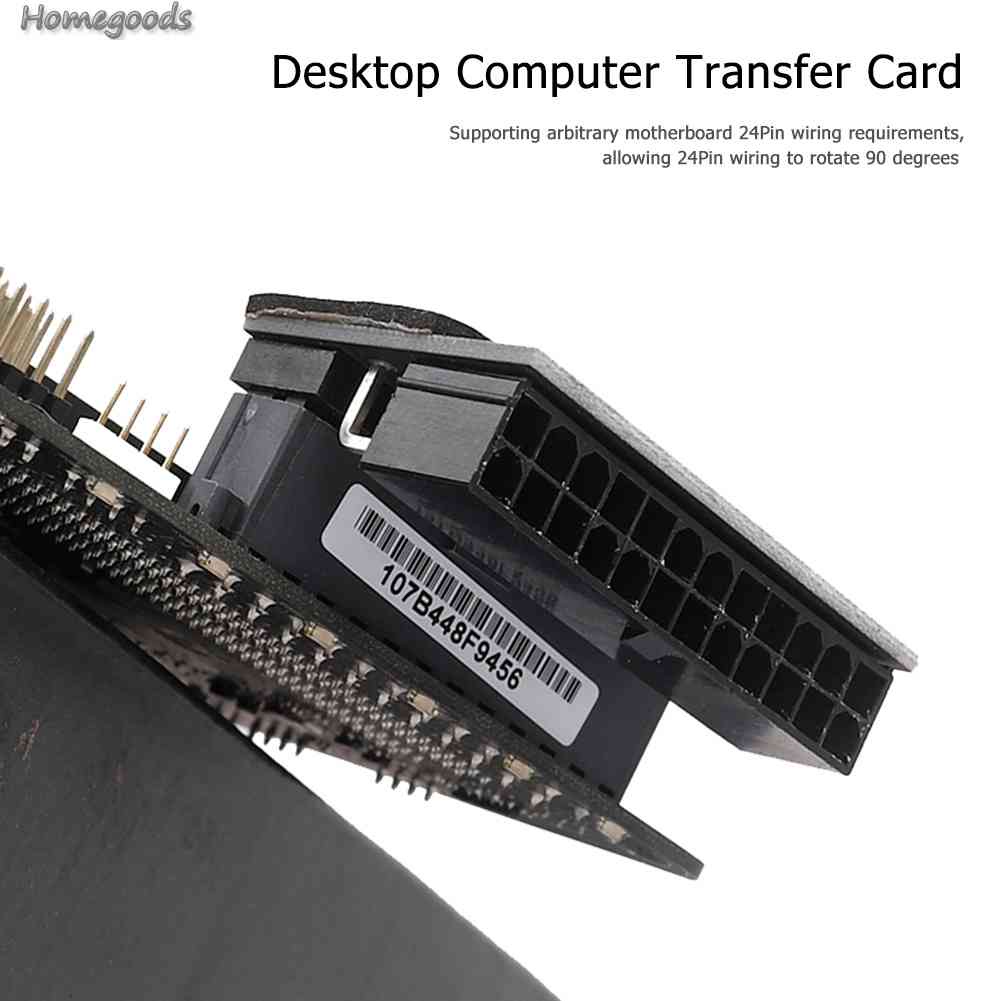 Bo Mạch Chủ ATX 24Pin Female Sang 24Pin Male 90 Độ Mới 2023