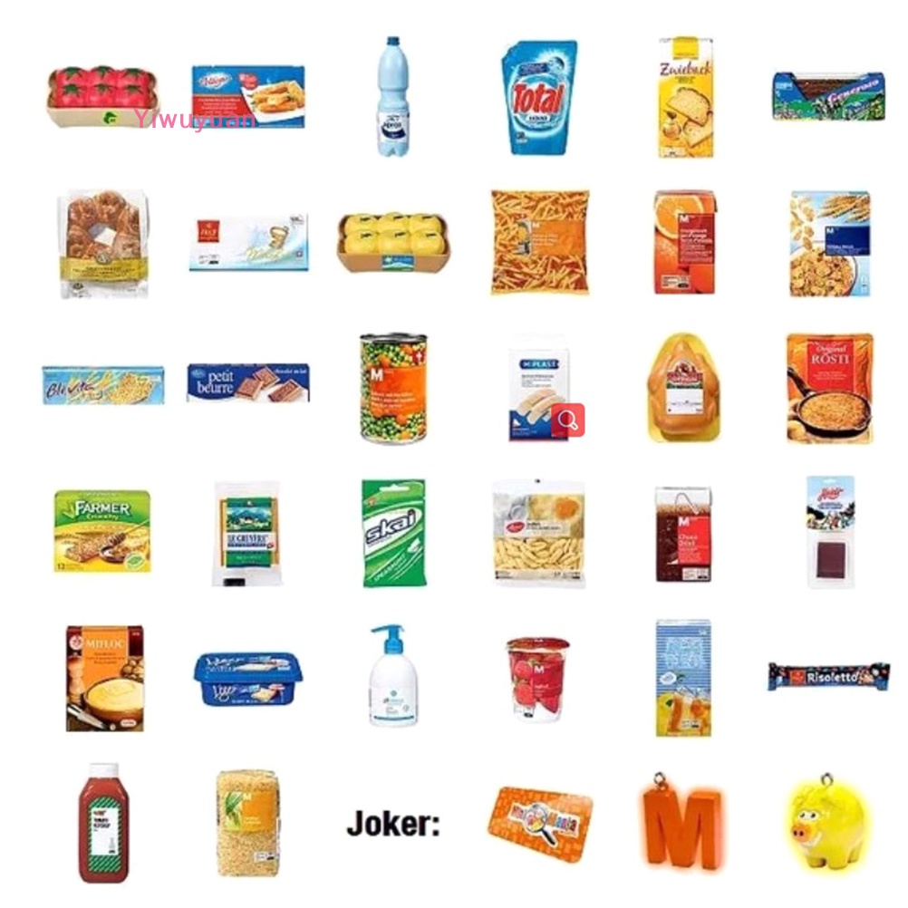 < Yiwuyuan > Mô Hình Đồ Chơi Siêu Thị Mini 1: 6 Mới