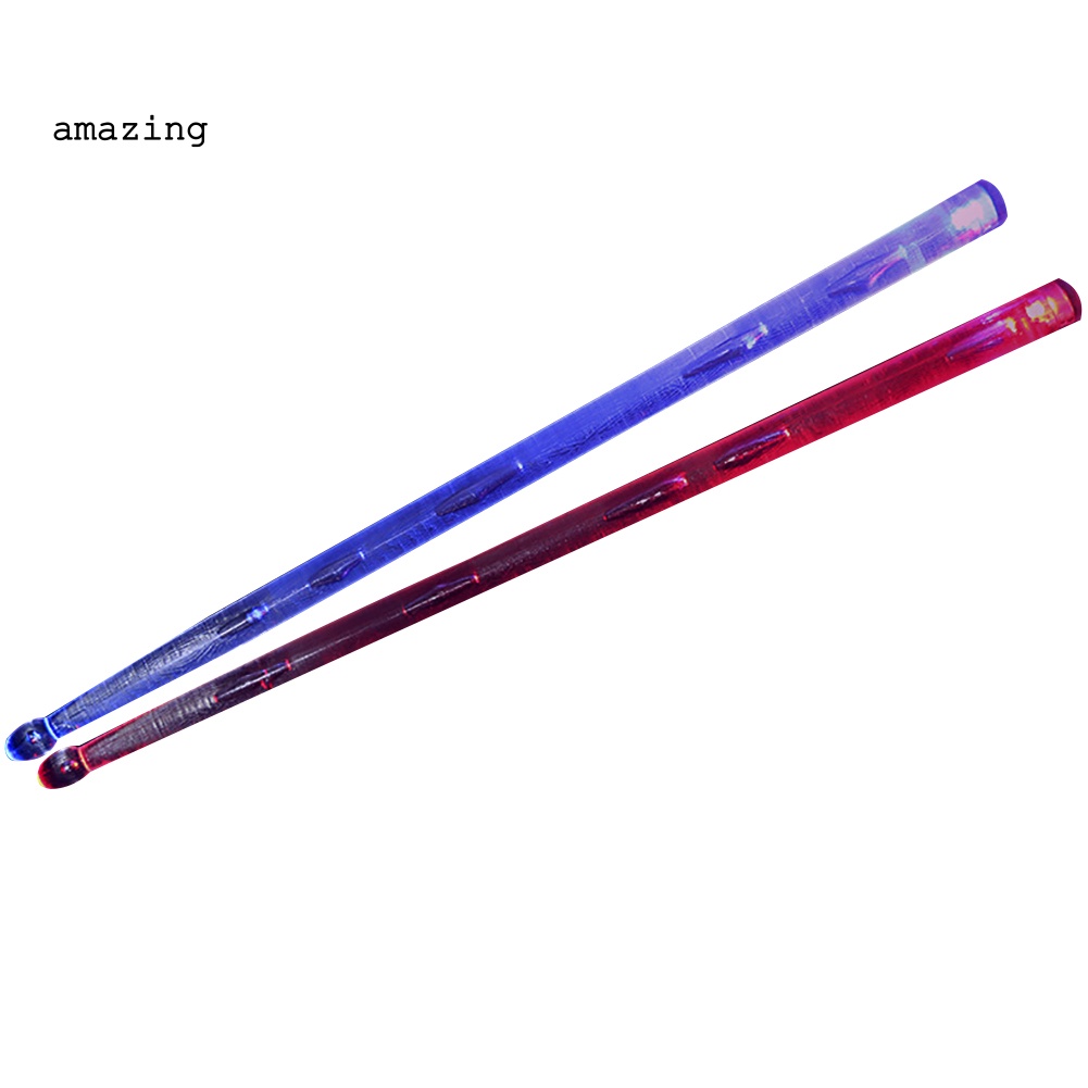 1 Cặp Dùi Gõ Trống Có Đèn LED Nhiều Màu 3 Chế Độ 7A / 5A