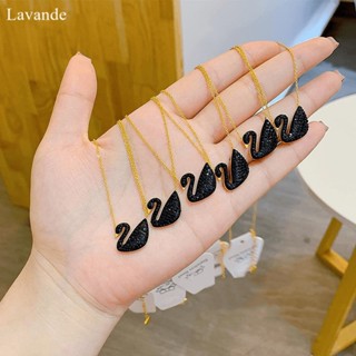 [LAVANDE] Vòng cổ titan mặt dây chuyền đá quý lấp lánh thiết kế thời trang trẻ trung X01L014