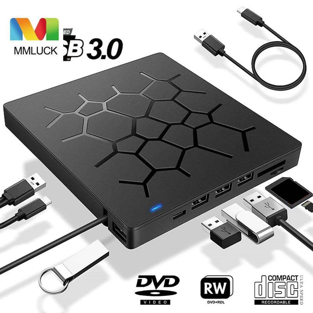 Ổ Đĩa CD DVD / TF Usb 3.0 Để Bàn Tiện Dụng Cho Máy Tính Bảng Ốp