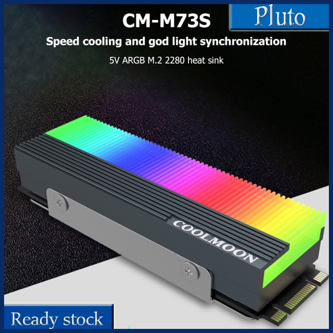 Mới Đế Tản Nhiệt Ổ Đĩa Cứng Cm-m73s M.2 Argb SSD 2280 Chất Lượng Cao