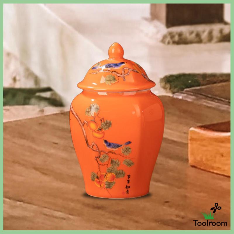 Lọ Gốm Đựng Gừng Truyền Thống Để Bàn Trang Trí Văn Phòng