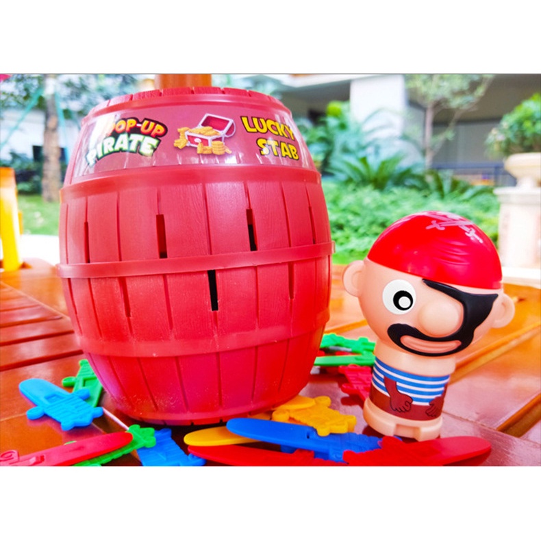 Trò Chơi Rút Kiếm Thùng Cướp Biển Pop | Bộ Trò Chơi Rút Kiếm Hải Tặc Vui Nhộn | Đồ Chơi Thùng Cướp Biển Pop - Vui Nhộn Mới