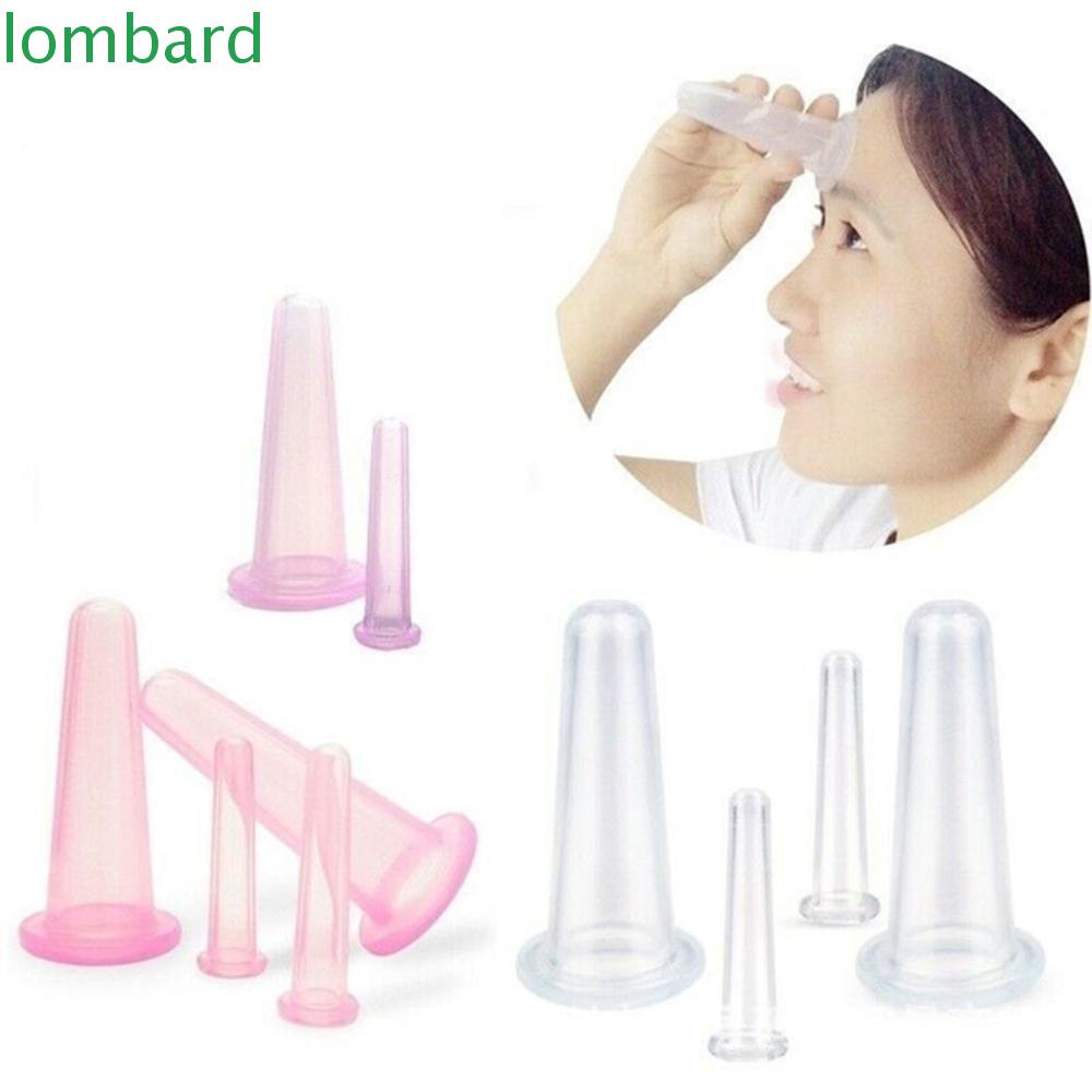 Set 1 / 2 / 4 Cốc Giác Hút Chân Không Giảm Đau Bằng Silicone