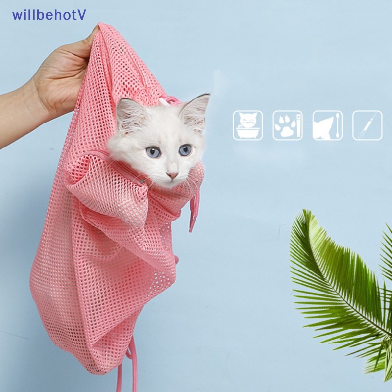 Túi Lưới Tắm Cho Mèo Tiện Dụng