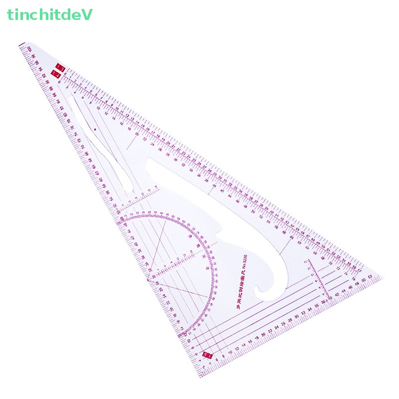 Thước Nhựa Hình Tam Giác Đa Năng Chuyên Dụng Cho Thợ May