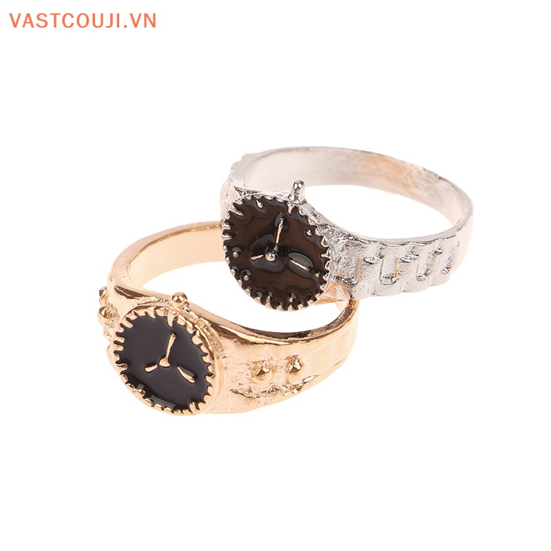 1 Đồng Hồ Đeo Tay VASTJI Mini Màu Vàng / Bạc Trang Trí Nhà Búp Bê